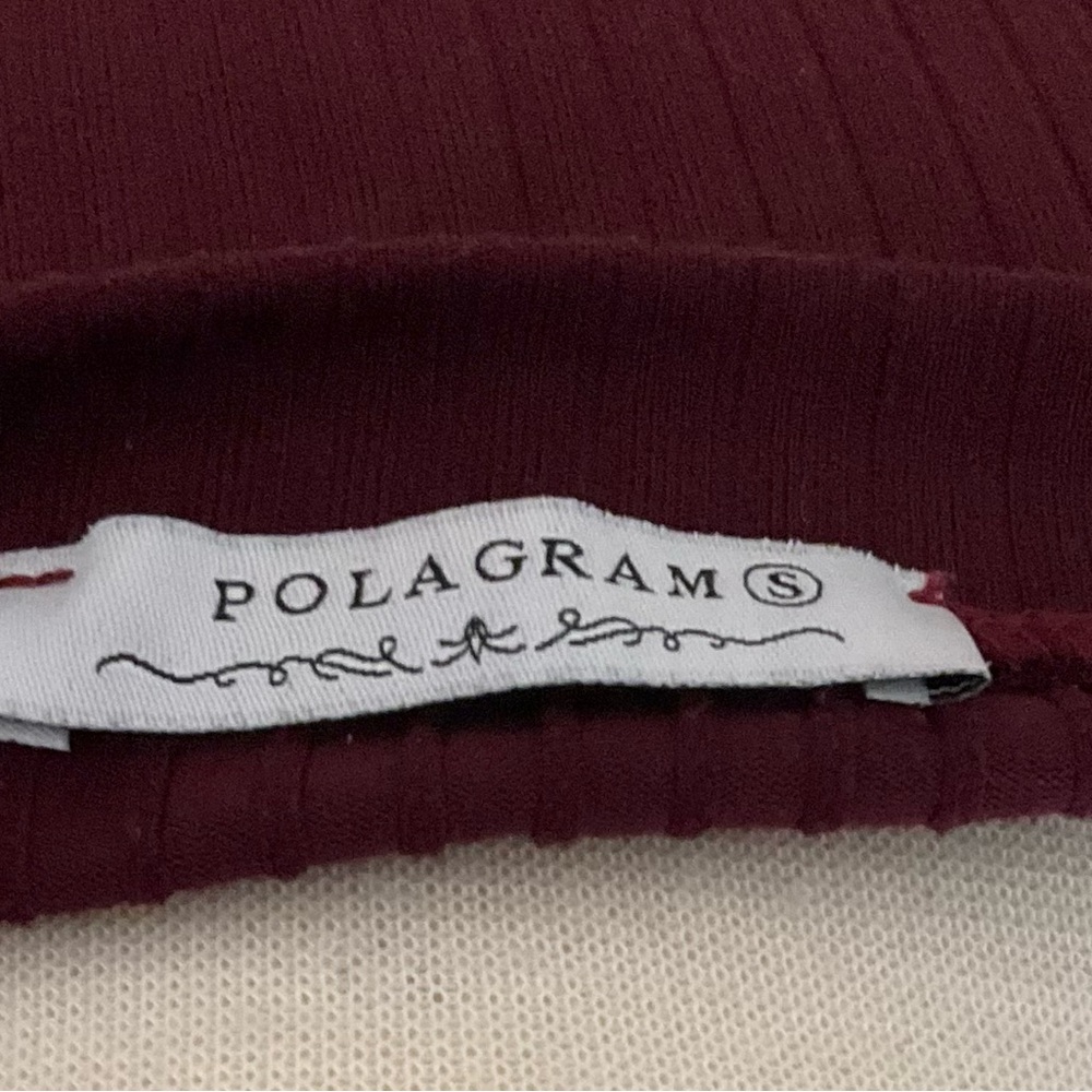 Polagram Burgundy Blouse View 3